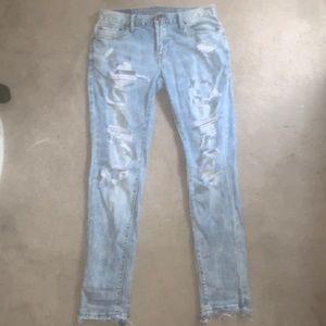 American Eagle mens ripped skinny jeans